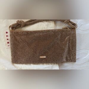 CULT GAIAHera rhinestone shoulder bag